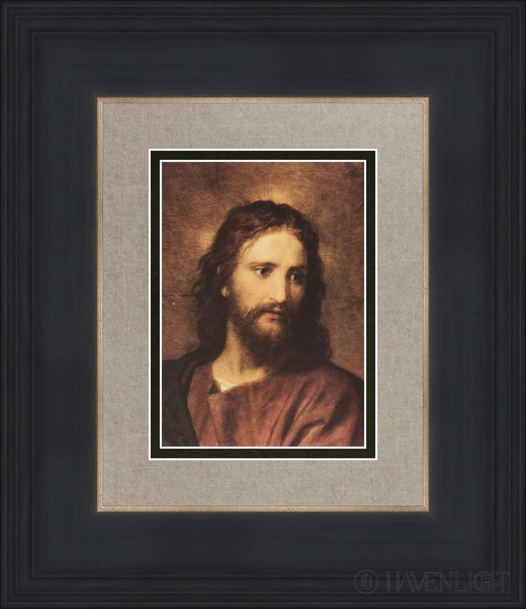 Christ At Thirty-Three Open Edition Print / 5 X 7 Black 12 3/4 14 Art