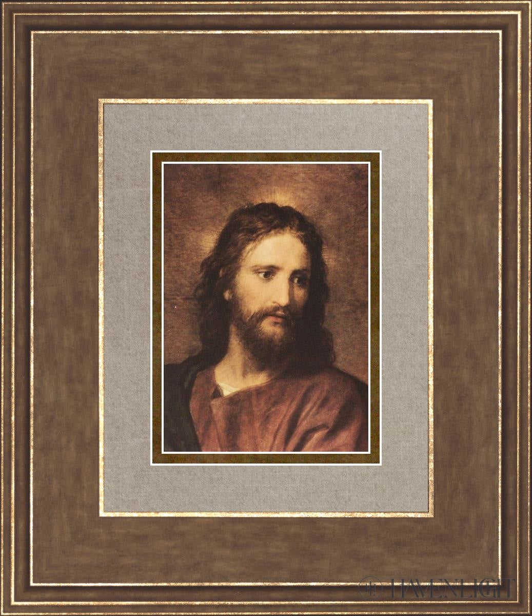 Christ At Thirty-Three Open Edition Print / 5 X 7 Gold 12 3/4 14 Art