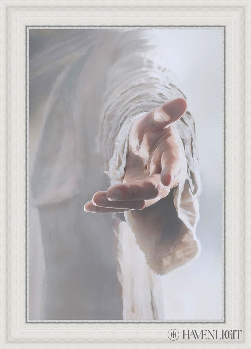 Christ Beckoning Open Edition Canvas / 20 X 30 White 25 3/4 35 Art