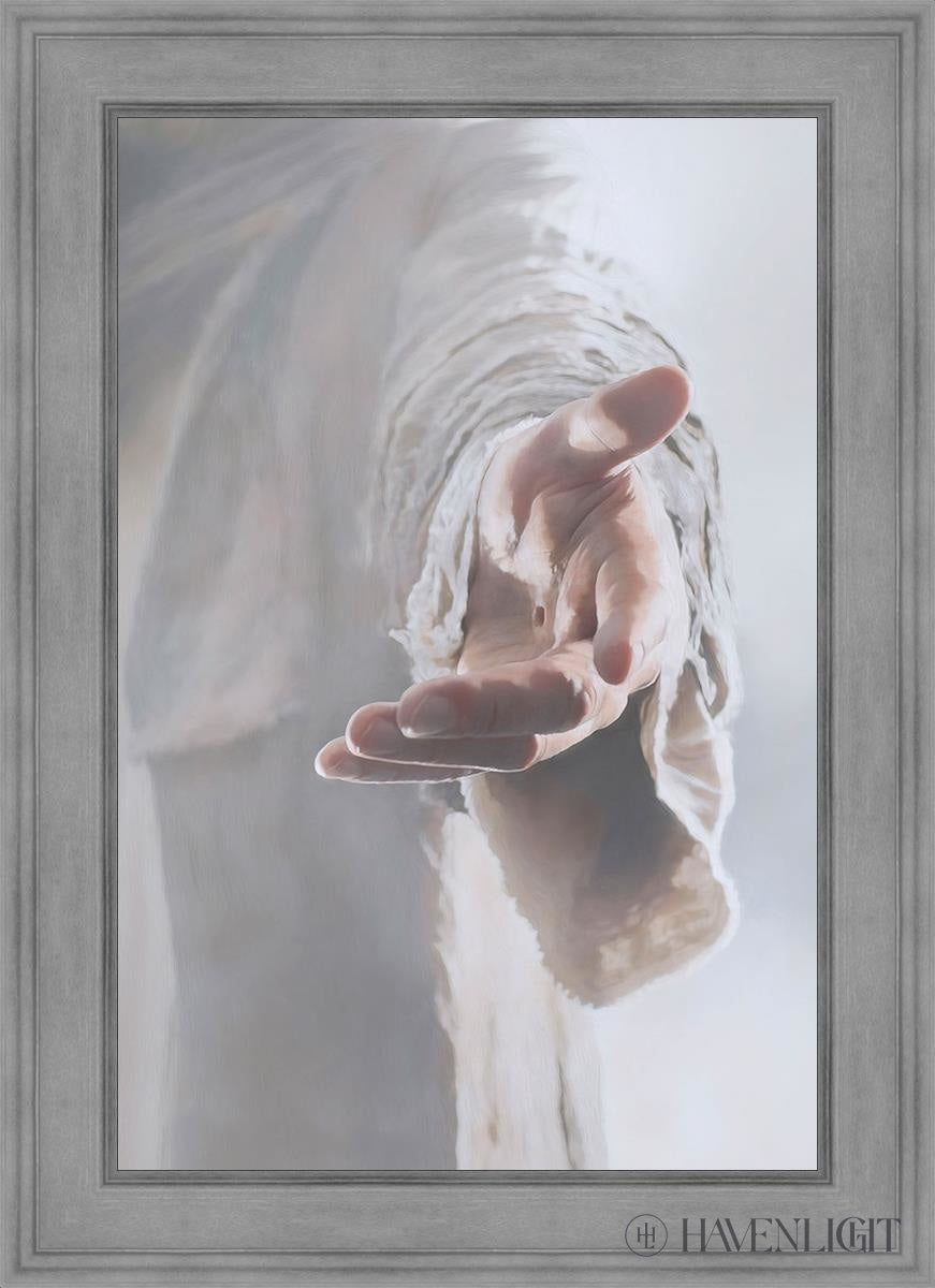 Christ Beckoning Open Edition Canvas / 24 X 36 Gray 31 3/4 43 Art