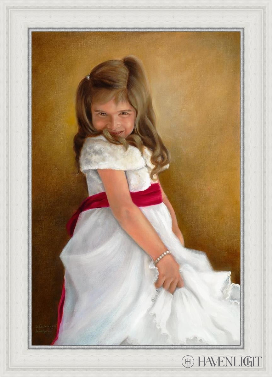 Daughter Of God Open Edition Canvas / 20 X 30 White 25 3/4 35 Art