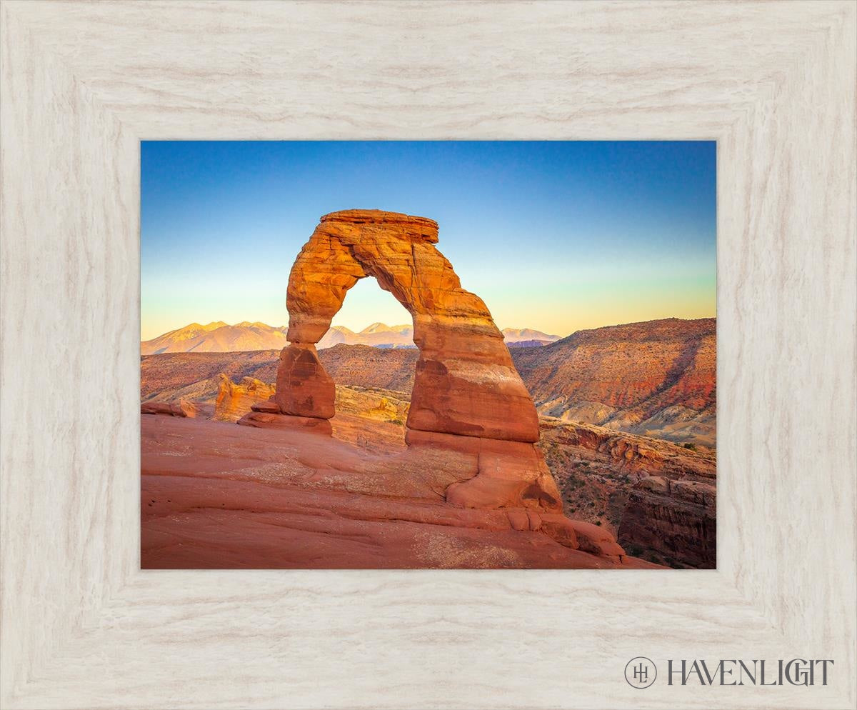 Delicate Arch Utah Open Edition Print / 12 X 9 Ivory 17 1/2 14 Art
