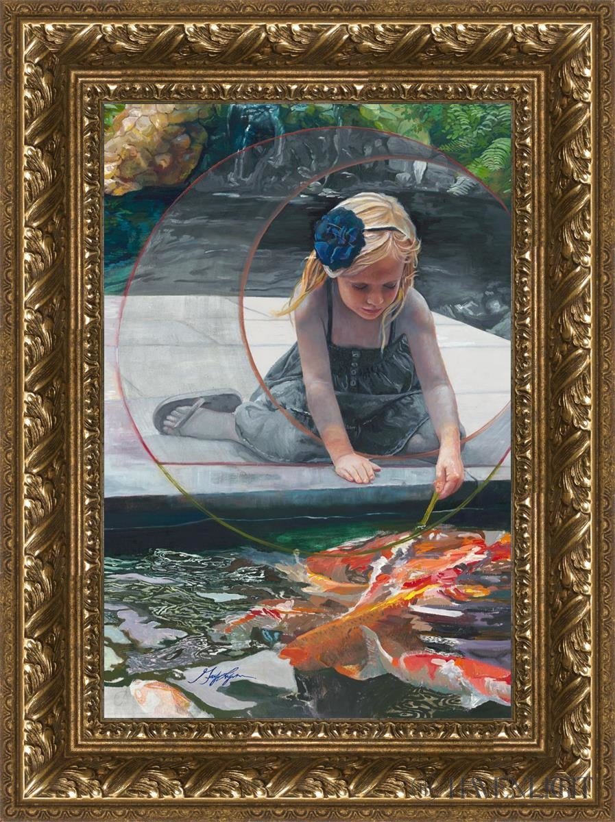 Dreamer Open Edition Canvas / 12 X 18 Gold 17 3/4 23 Art