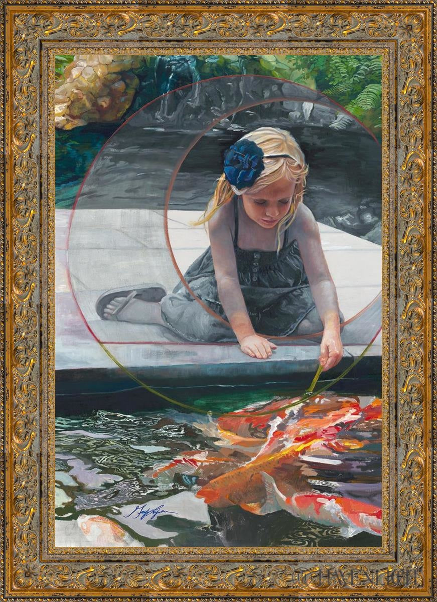 Dreamer Open Edition Canvas / 24 X 36 Gold 31 3/4 43 Art