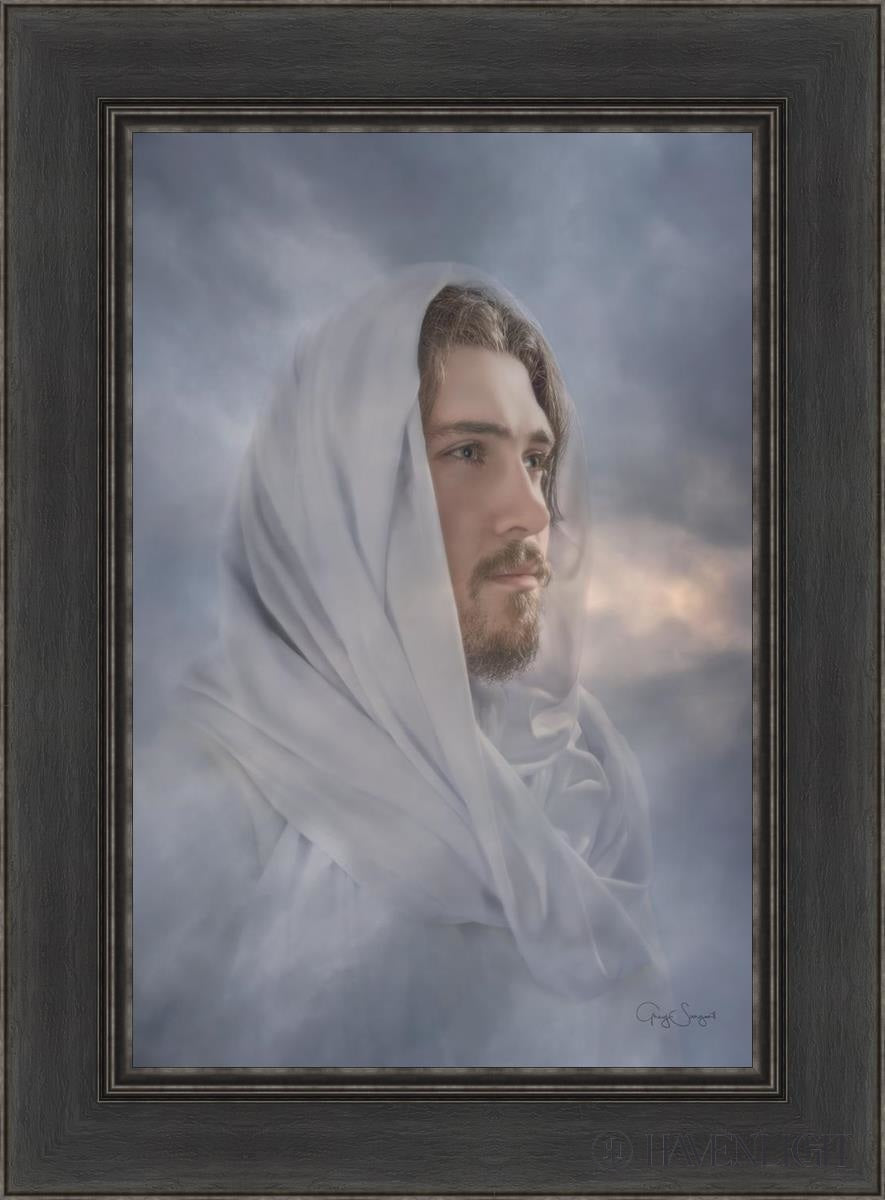 Eternal Christ Open Edition Canvas / 16 X 24 Black 22 1/2 30 Art