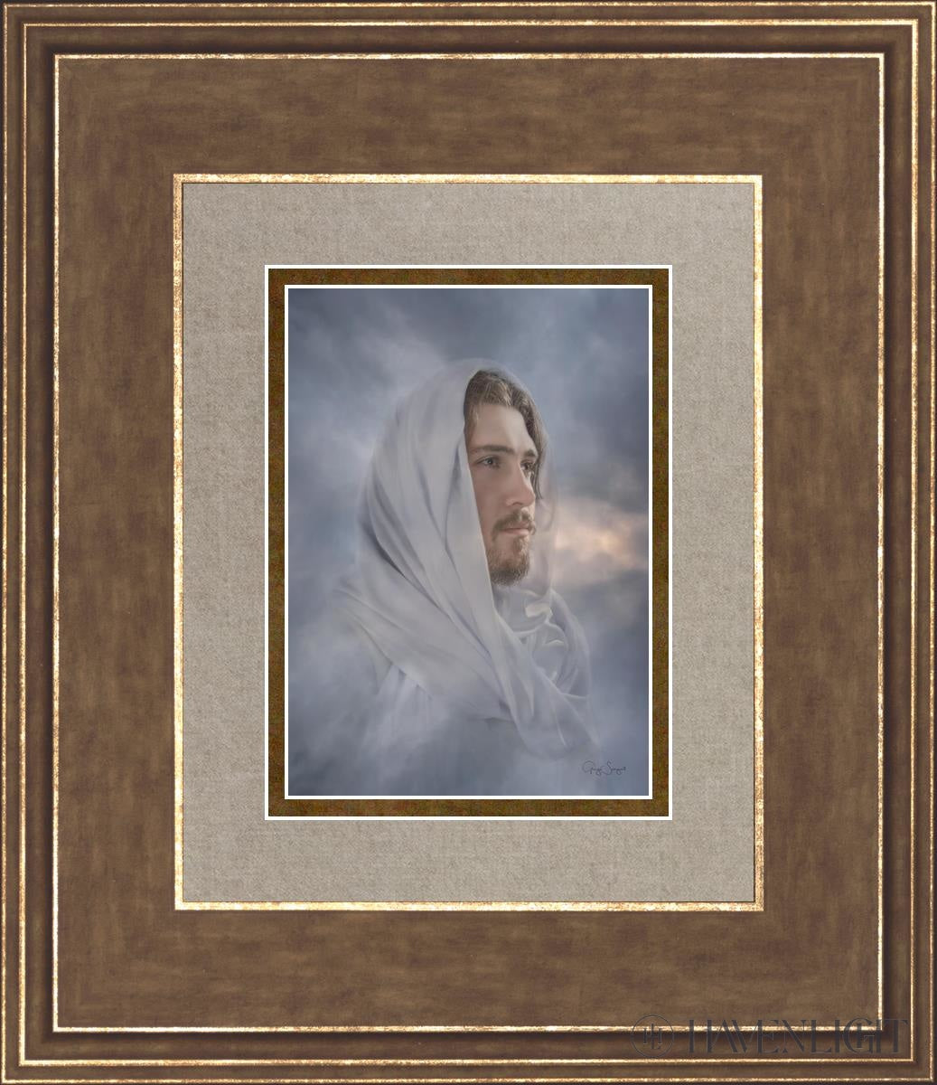 Eternal Christ Open Edition Print / 5 X 7 Gold 12 3/4 14 Art