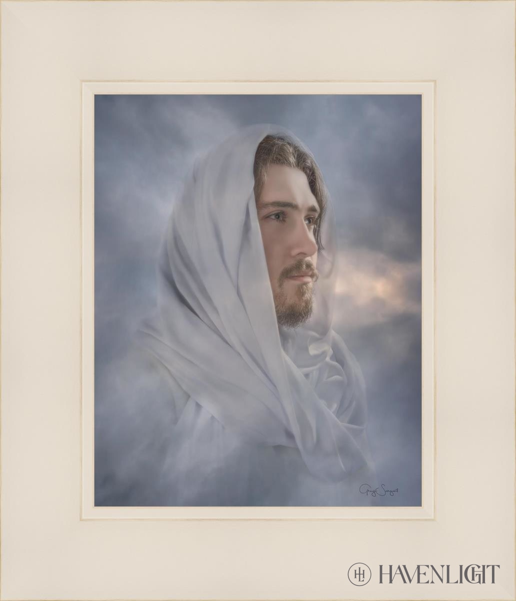 Eternal Christ Open Edition Print / 8 X 10 White 12 1/4 14 Art