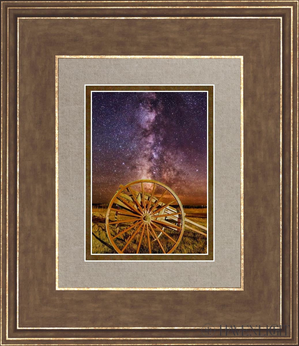 Eternal Handcart Open Edition Print / 5 X 7 Gold 12 3/4 14 Art