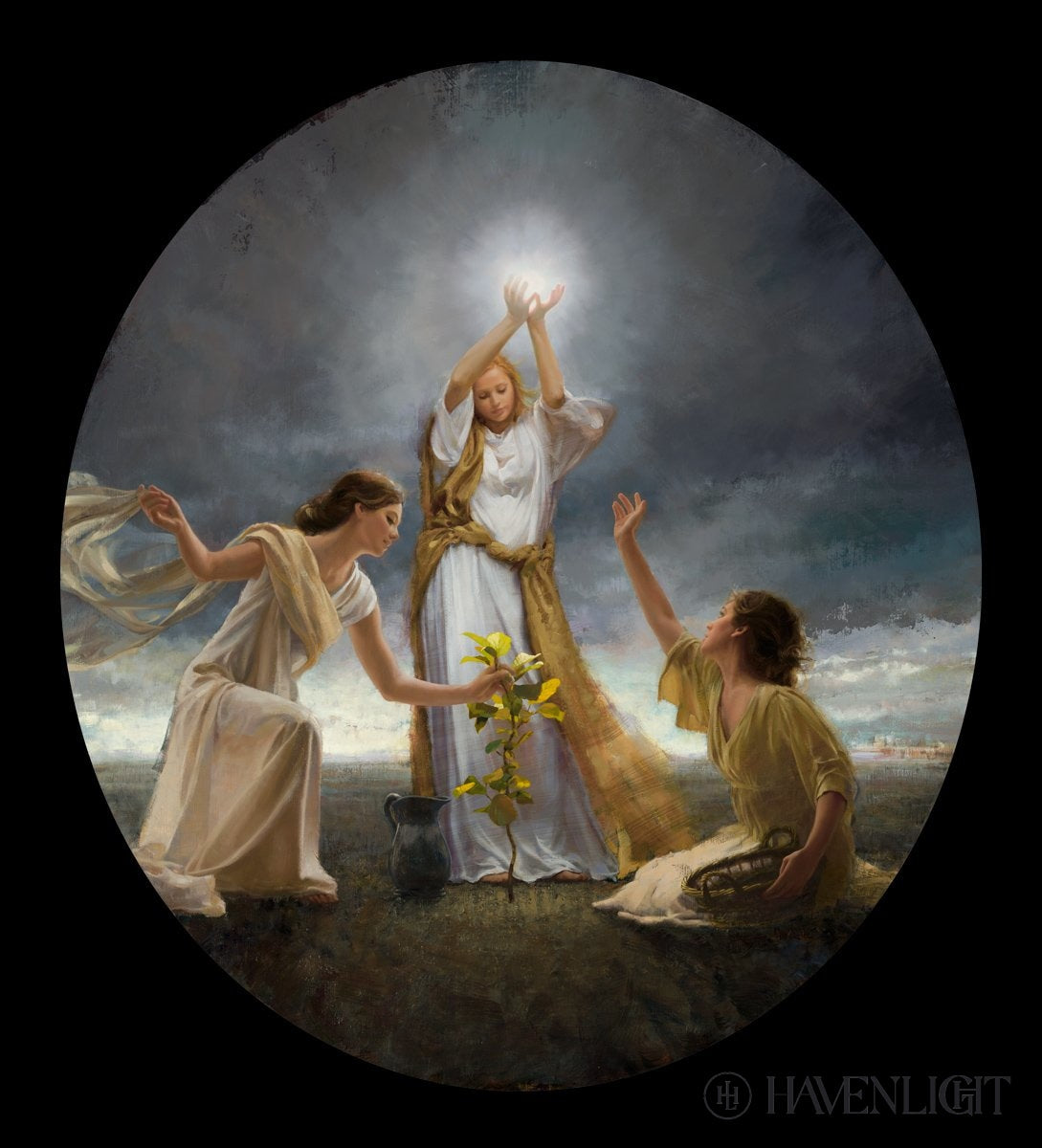 Faith Hope And Charity Open Edition Print / 9 X 10 Only Art