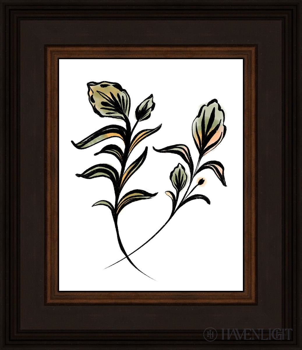 Flora Open Edition Print / 8 X 10 Brown 12 3/4 14 Art