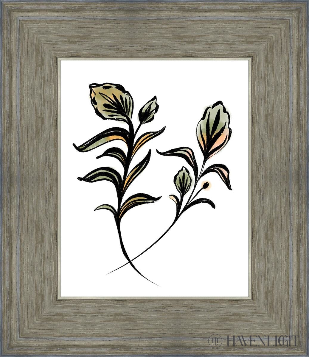 Flora Open Edition Print / 8 X 10 Gray 12 3/4 14 Art