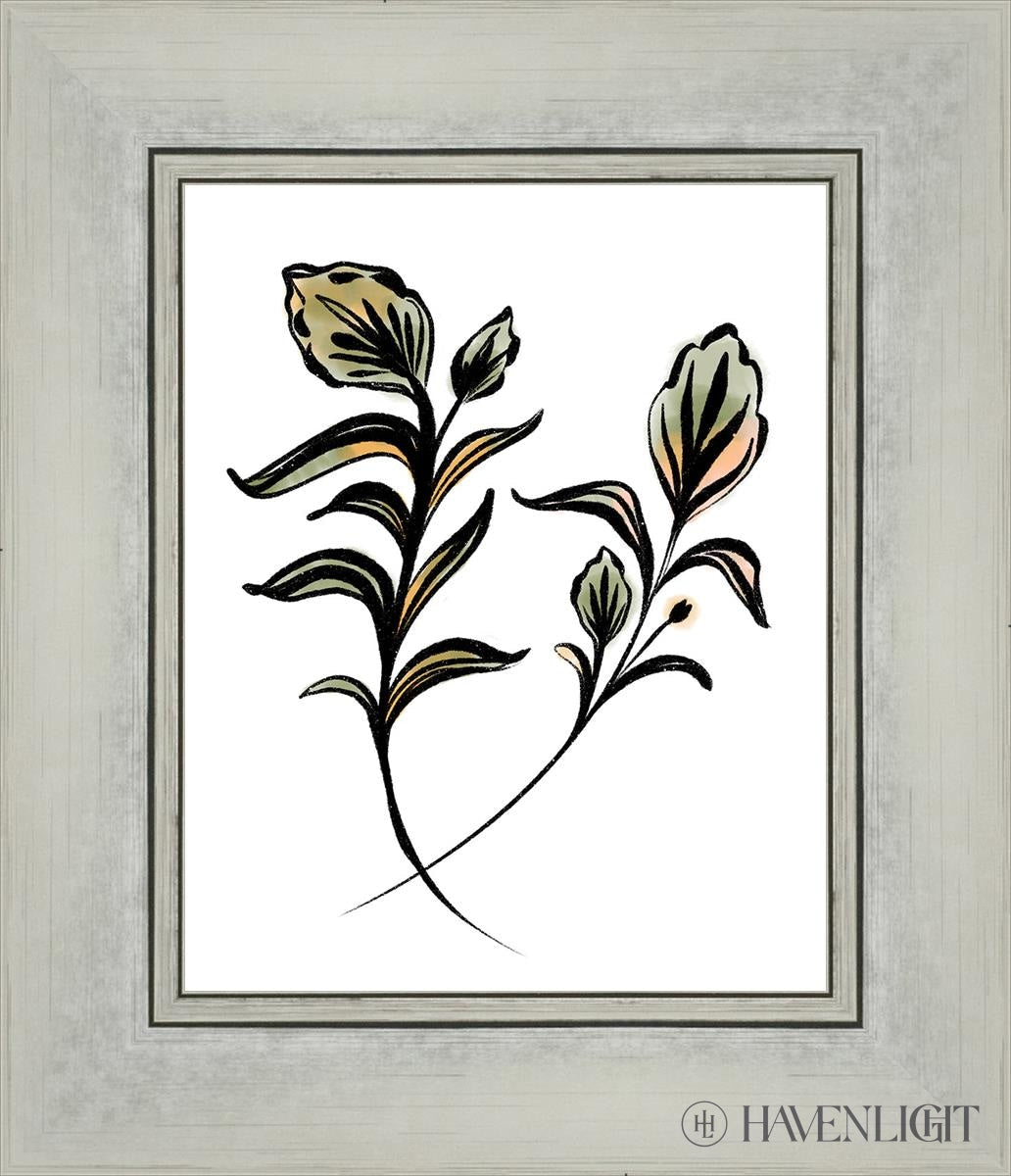 Flora Open Edition Print / 8 X 10 Silver 12 1/4 14 Art