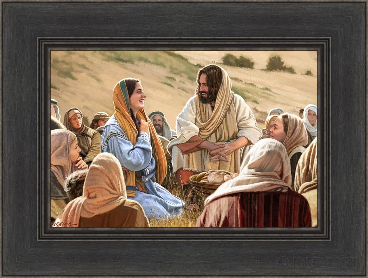 Followers Of Jesus Open Edition Canvas / 18 X 12 Black 24 1/2 Art