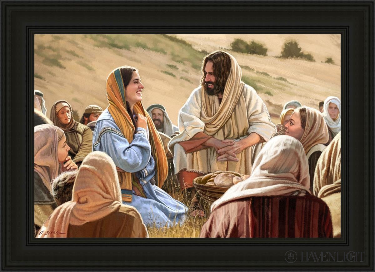 Followers Of Jesus Open Edition Canvas / 36 X 24 Black 43 3/4 31 Art