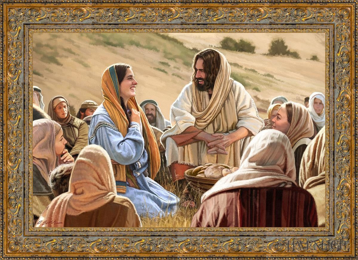 Followers Of Jesus Open Edition Canvas / 36 X 24 Gold 43 3/4 31 Art