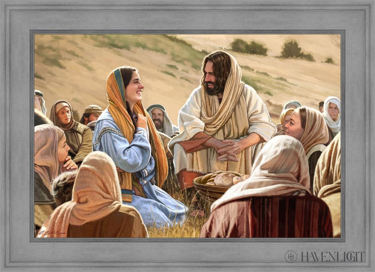 Followers Of Jesus Open Edition Canvas / 36 X 24 Gray 43 3/4 31 Art