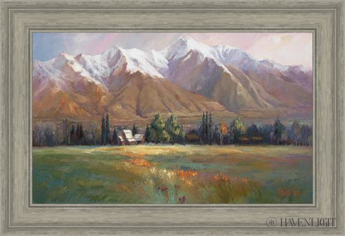 Francis Peak Open Edition Canvas / 26 X 16 Gray 31 3/4 21 Art