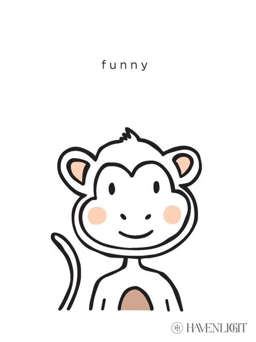 How to Draw a Cartoon Monkey | Free Printable Puzzle Games