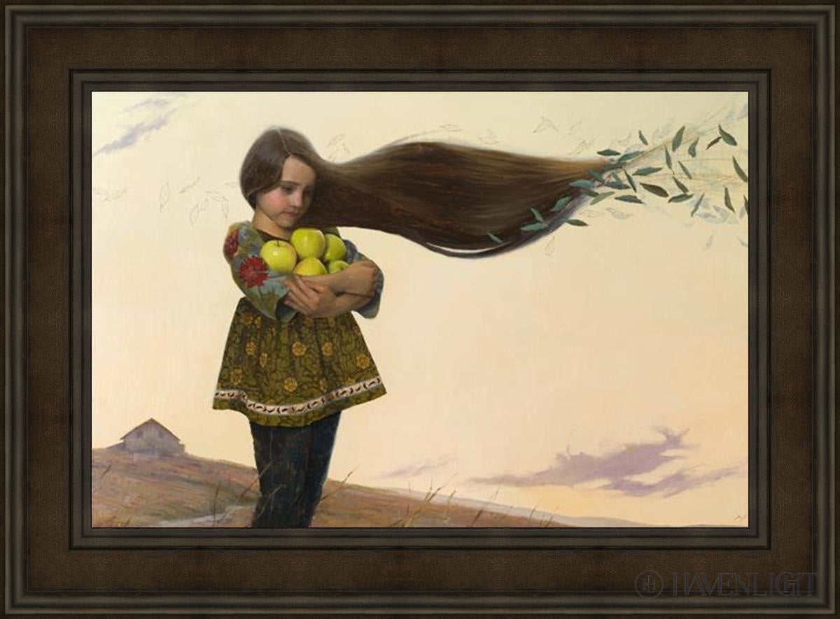 Gathering Apples The Way She Remembers It Open Edition Canvas / 36 X 24 Brown 45 3/4 33 Art