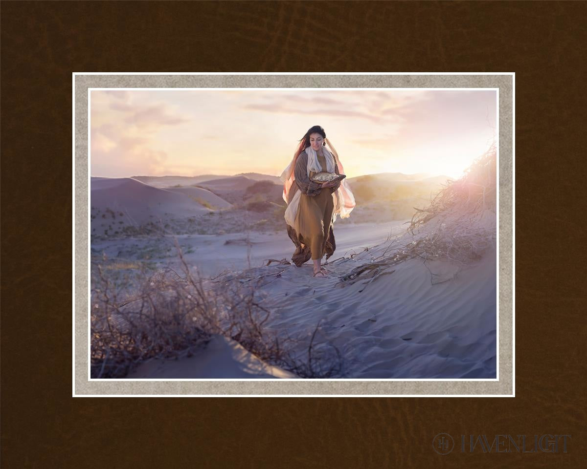 Gathering Manna Open Edition Print / 7 X 5 Matted To 10 8 Art