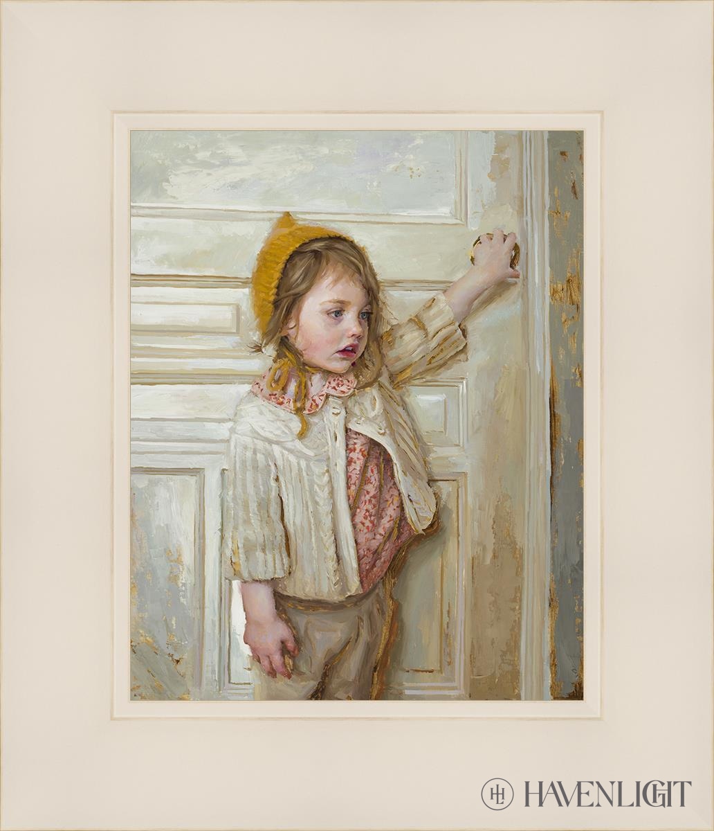 Girl In A White Doorway Open Edition Print / 8 X 10 12 1/4 14 Art