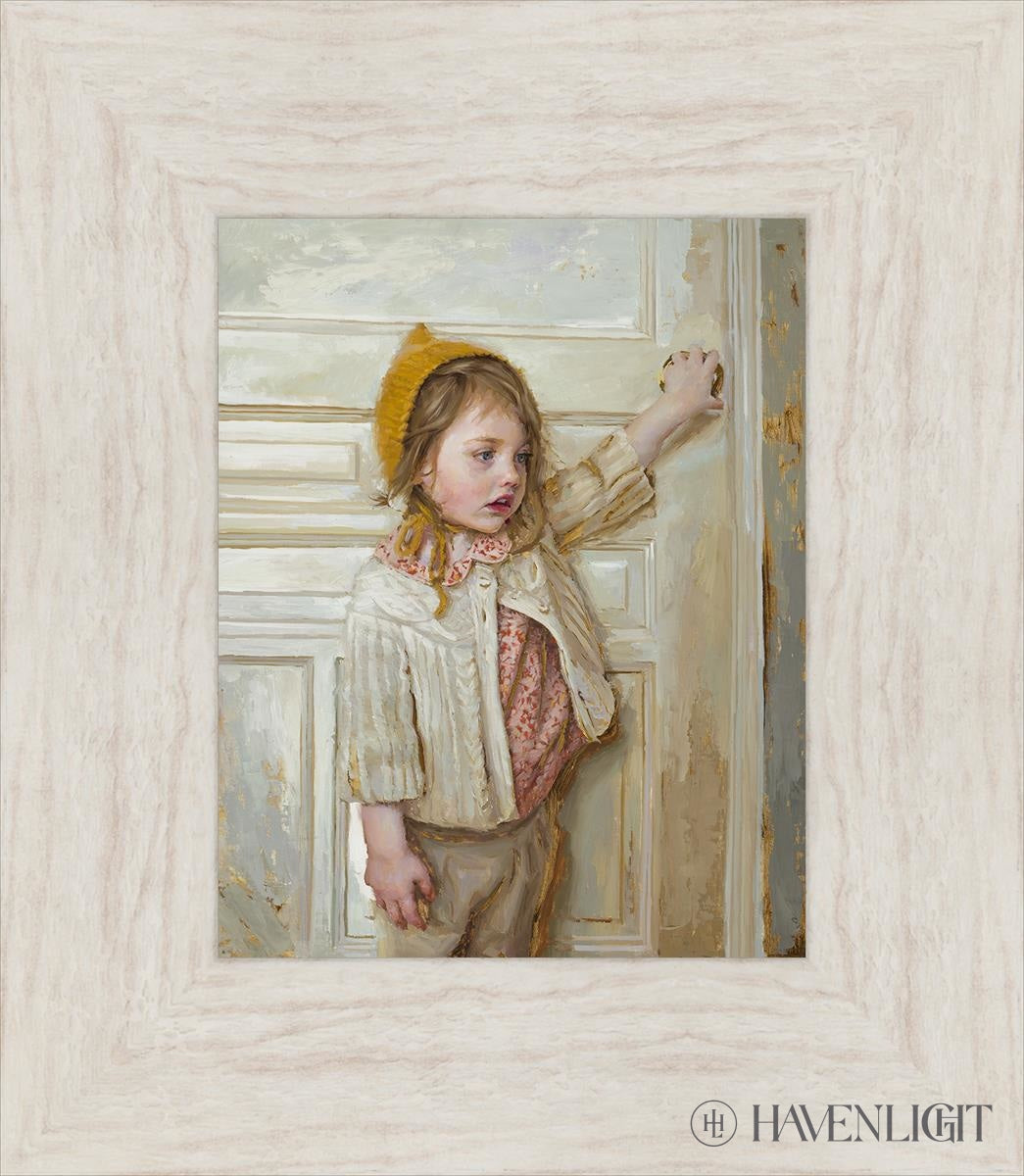 Girl In A White Doorway Open Edition Print / 8 X 10 Ivory 13 1/2 15 Art