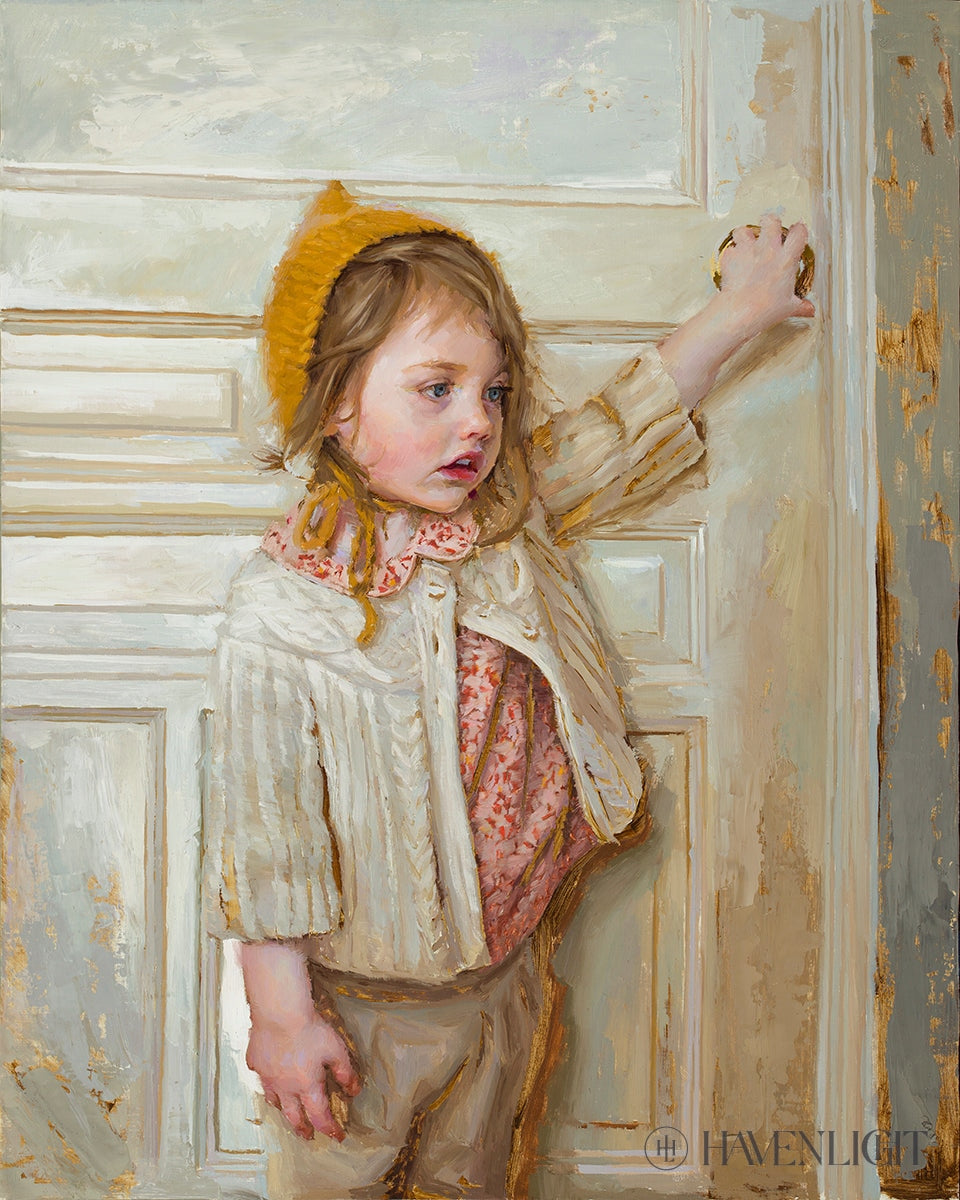 Girl In A White Doorway Open Edition Print / 8 X 10 Only Art
