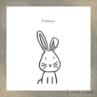 Happy Open Edition Print / 10 X Frame G 11 1/4 Art