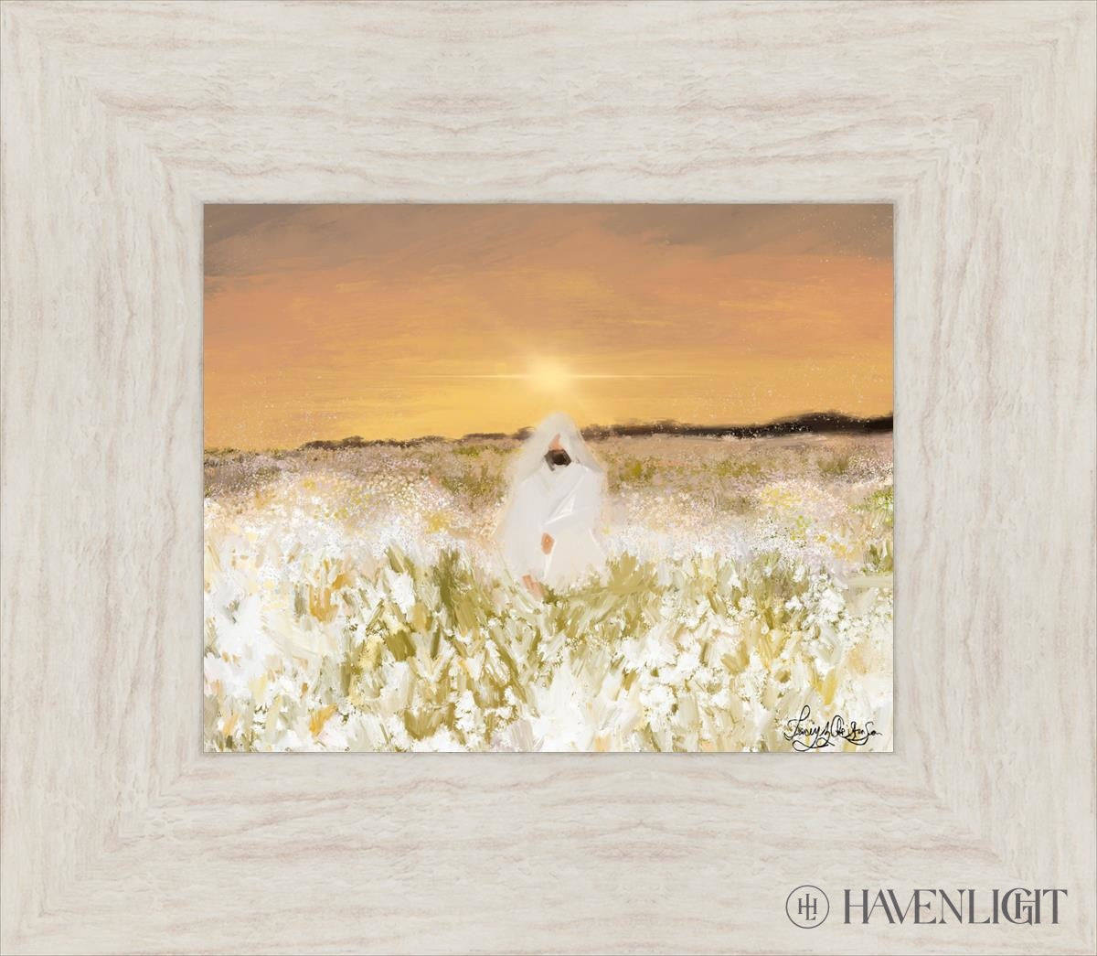 He Has Come Open Edition Print / 10 X 8 Ivory 15 1/2 13 Art