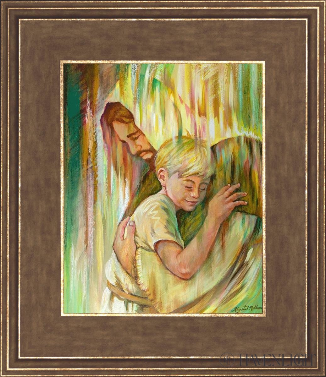 He Hears Me Open Edition Print / 8 X 10 Gold 12 3/4 14 Art