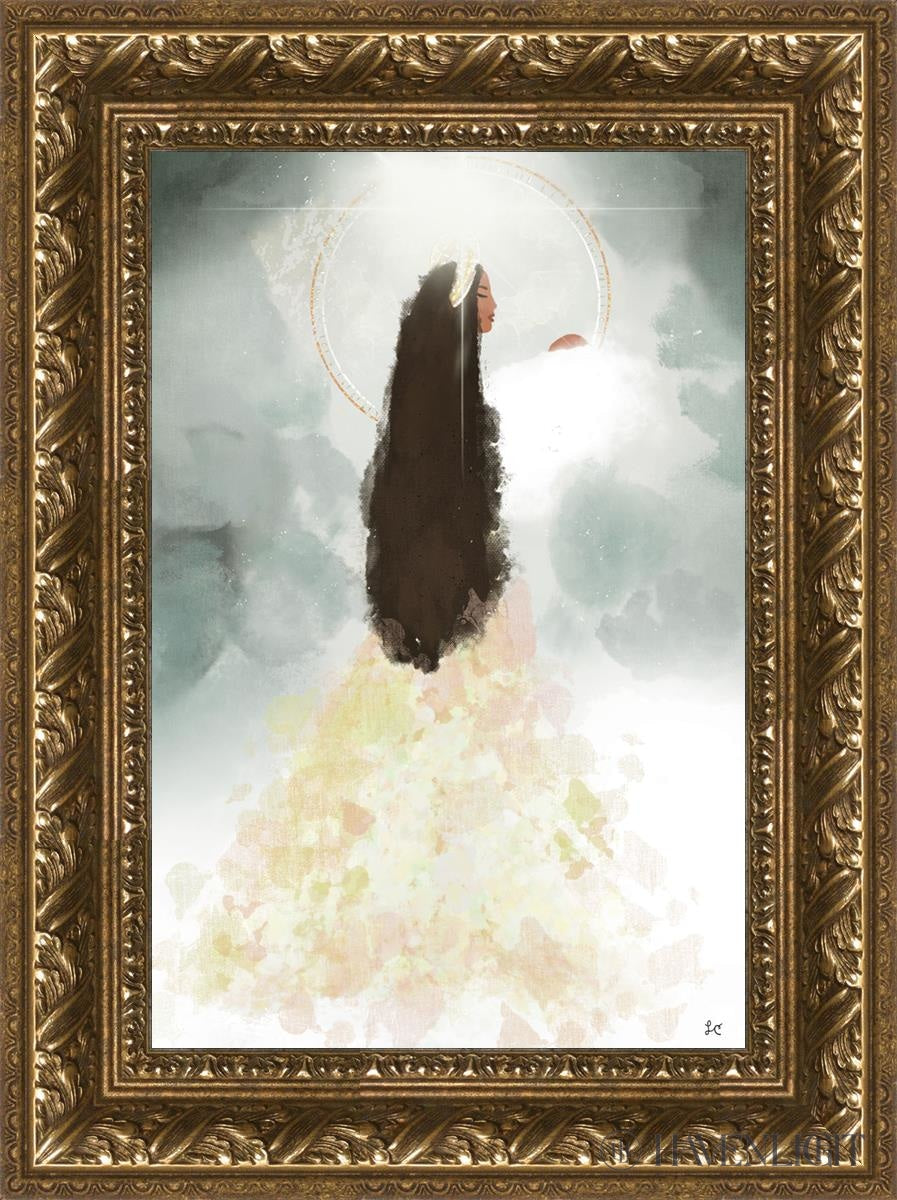 Heavenly Mother Open Edition Canvas / 12 X 18 Gold 17 3/4 23 Art