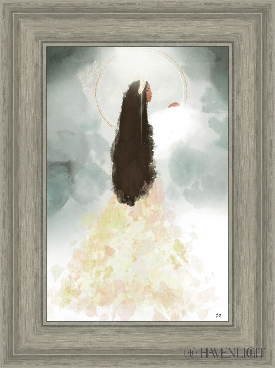 Heavenly Mother Open Edition Canvas / 12 X 18 Gray 17 3/4 23 Art