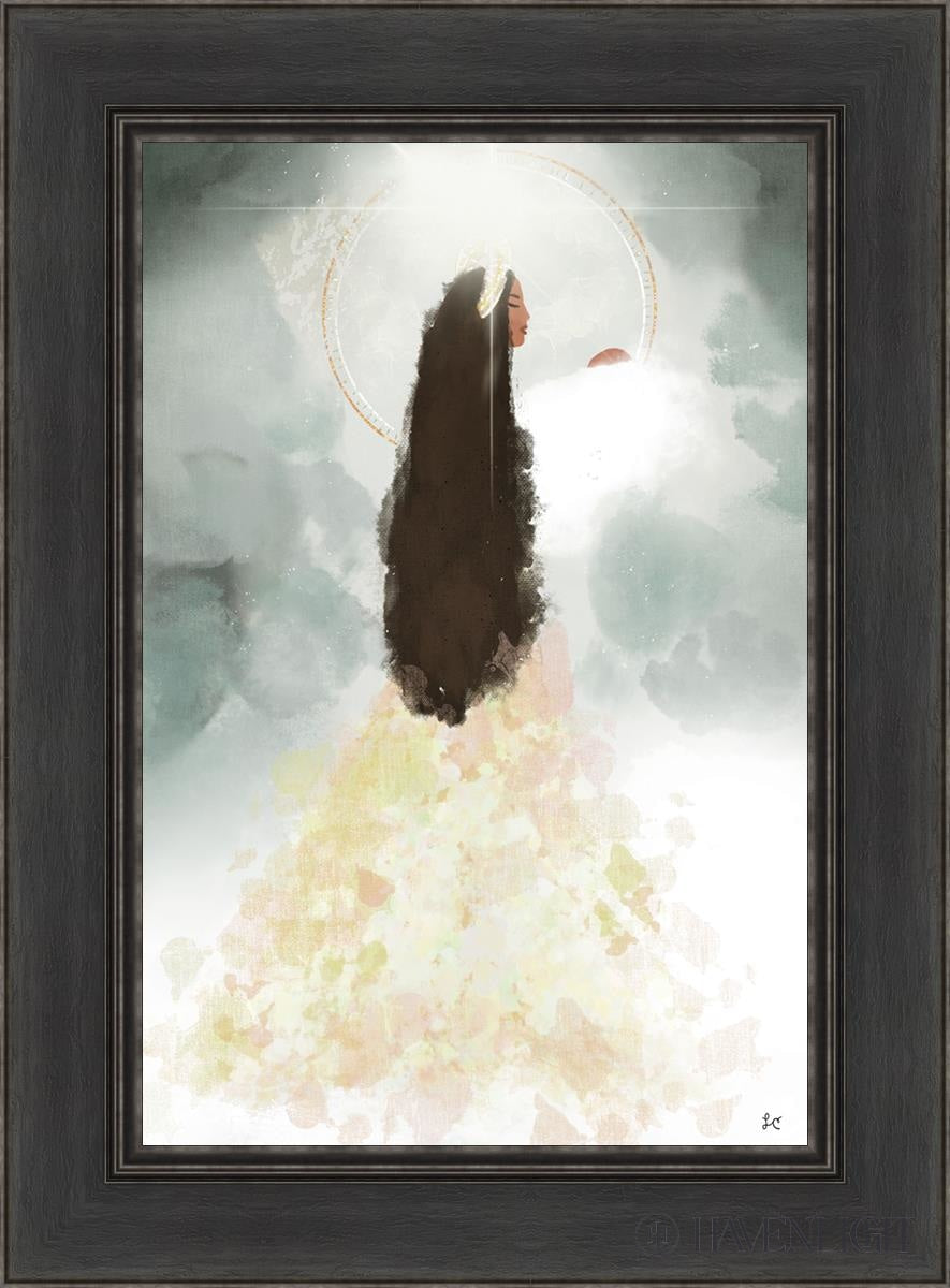 Heavenly Mother Open Edition Canvas / 16 X 24 Black 22 1/2 30 Art