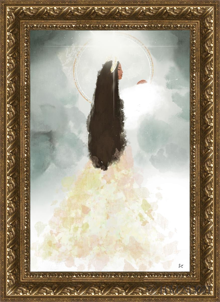 Heavenly Mother Open Edition Canvas / 16 X 24 Gold 21 3/4 29 Art