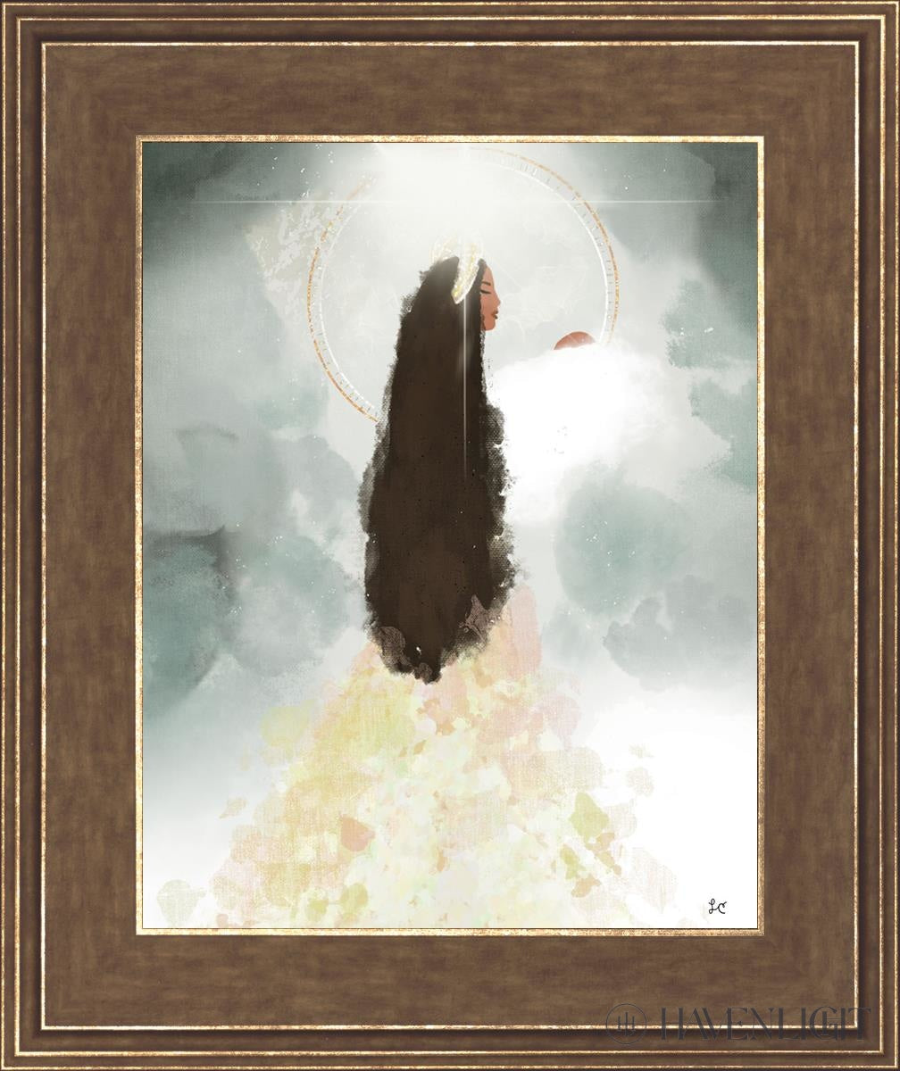 Heavenly Mother Open Edition Print / 11 X 14 Gold 15 3/4 18 Art