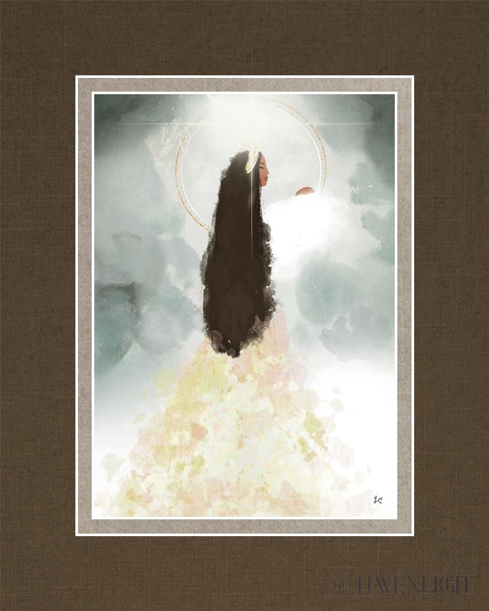 Heavenly Mother Open Edition Print / 5 X 7 Matted To 8 10 Art