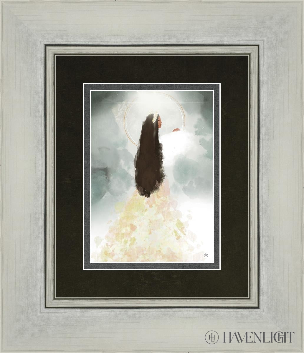 Heavenly Mother Open Edition Print / 5 X 7 Silver 12 1/4 14 Art