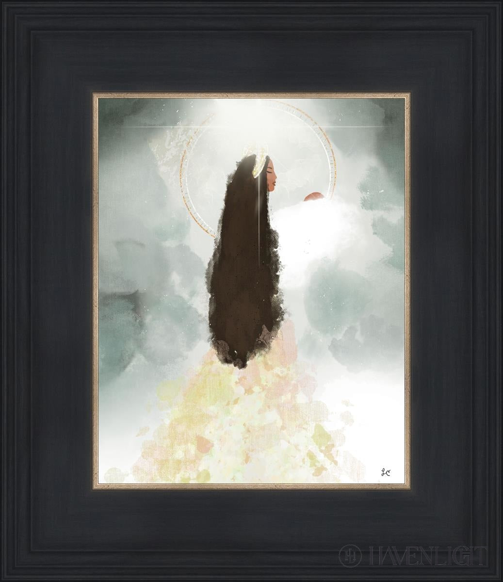 Heavenly Mother Open Edition Print / 8 X 10 Black 12 3/4 14 Art