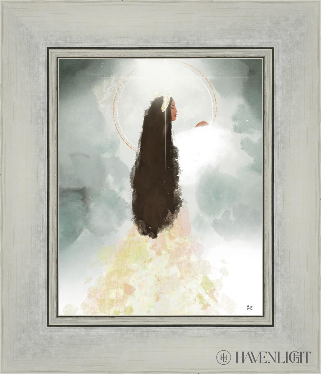 Heavenly Mother Open Edition Print / 8 X 10 Silver 12 1/4 14 Art