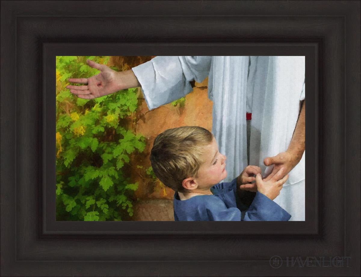 His Hands Open Edition Canvas / 18 X 12 Brown 25 3/4 19 Art