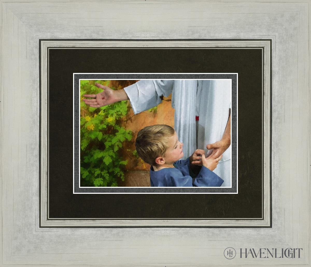 His Hands Open Edition Print / 7 X 5 Silver 14 1/4 12 Art