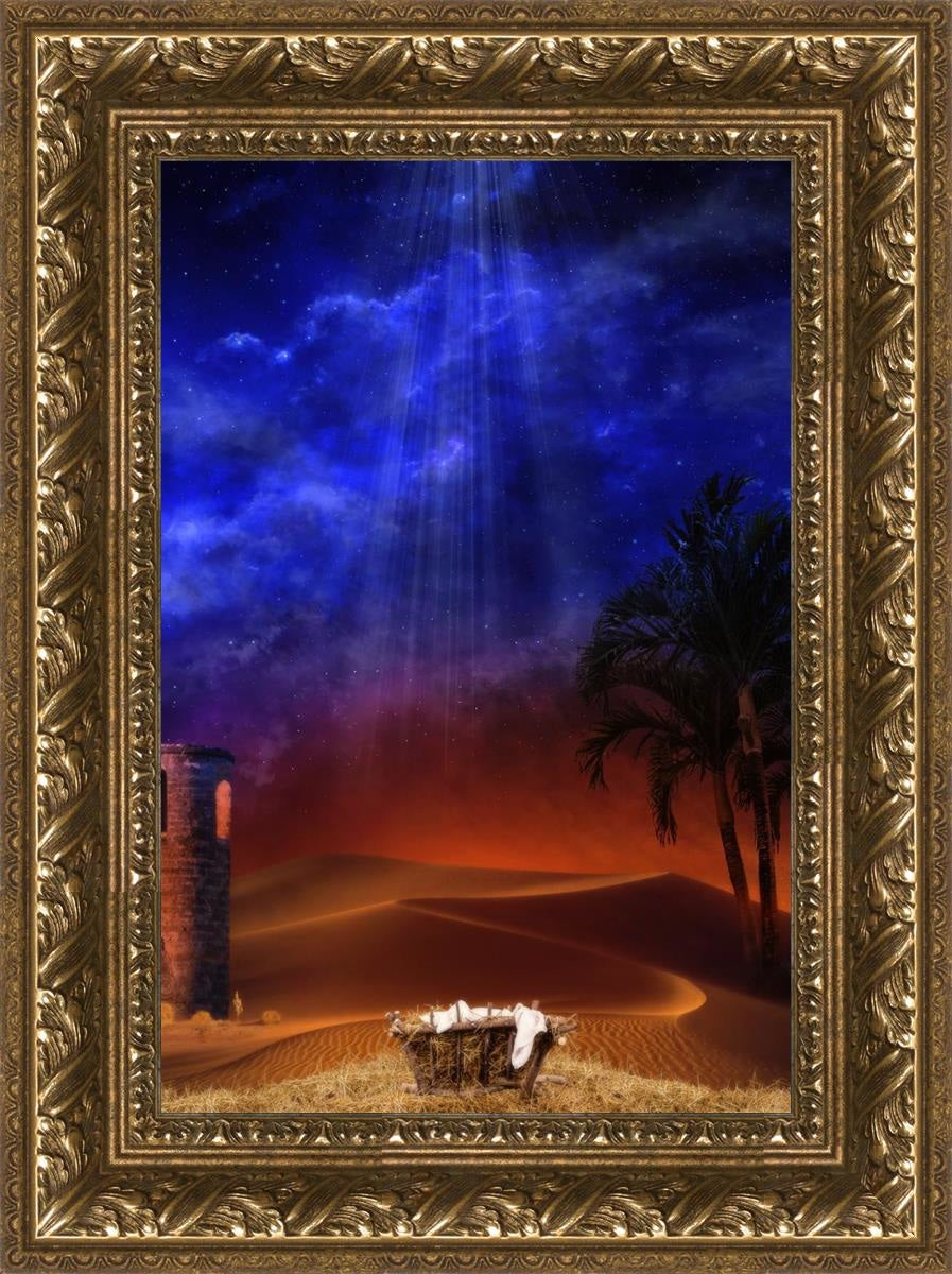 Holy Night Open Edition Canvas / 12 X 18 Gold 17 3/4 23 Art