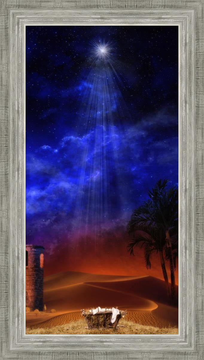 Holy Night Open Edition Canvas / 15 X 30 Silver 19 3/4 34 Art