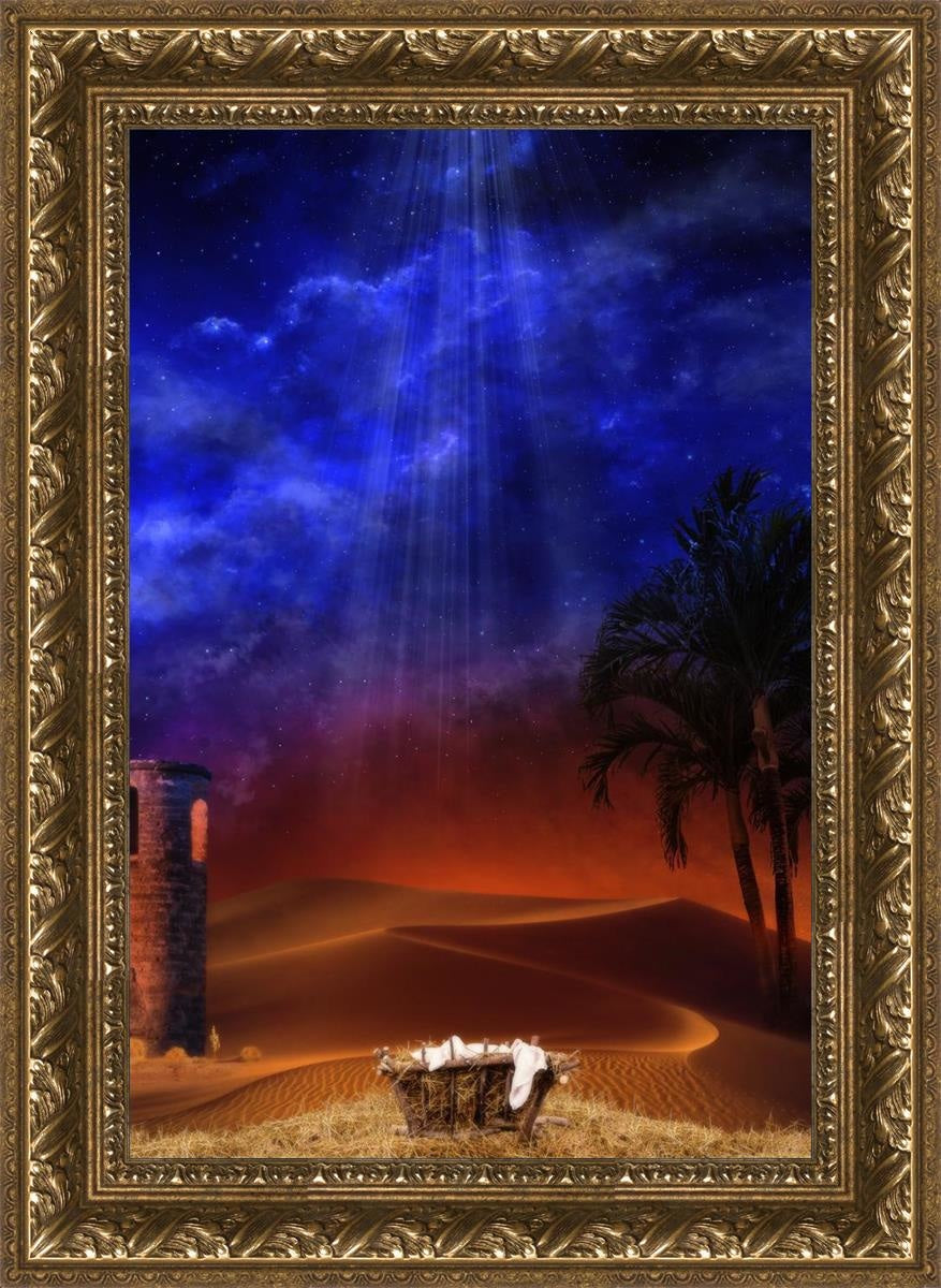Holy Night Open Edition Canvas / 16 X 24 Gold 21 3/4 29 Art