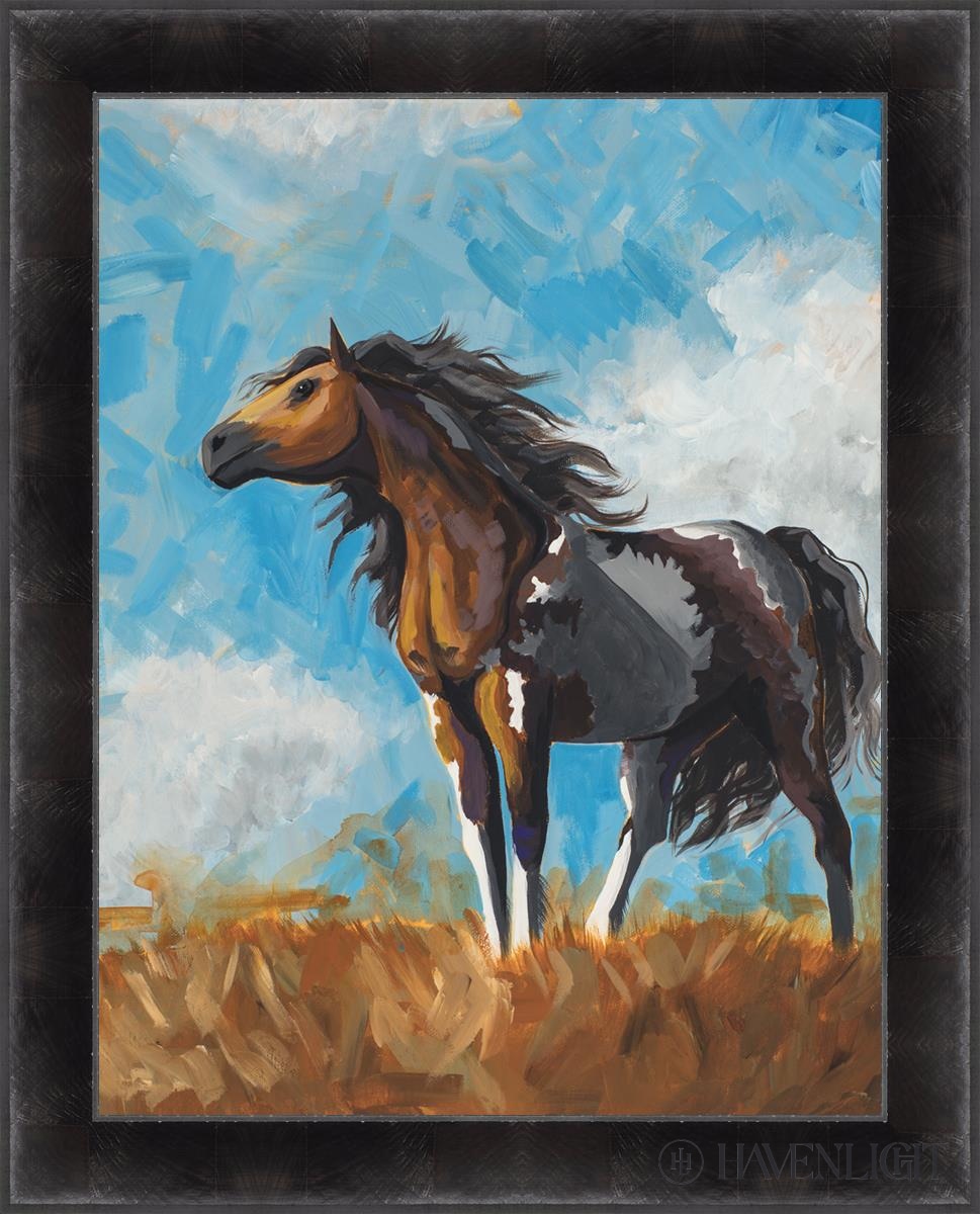 Horse Large Wall Art Open Edition Canvas / 33 X 42 3/4 Dark Olive 41 50