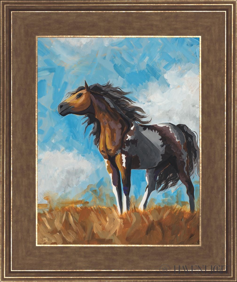 Horse Open Edition Print / 11 X 14 Gold 15 3/4 18 Art