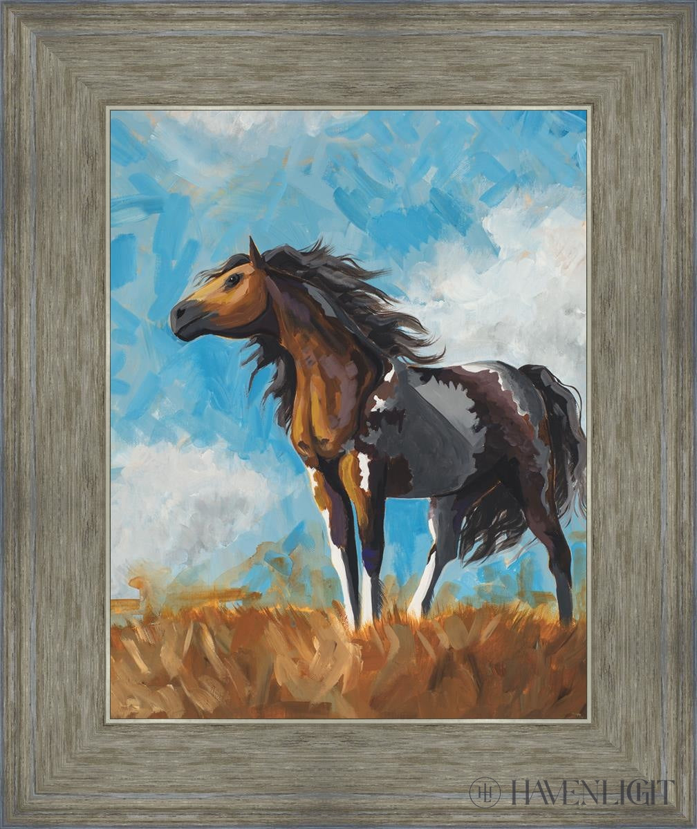 Horse Open Edition Print / 11 X 14 Gray 15 3/4 18 Art