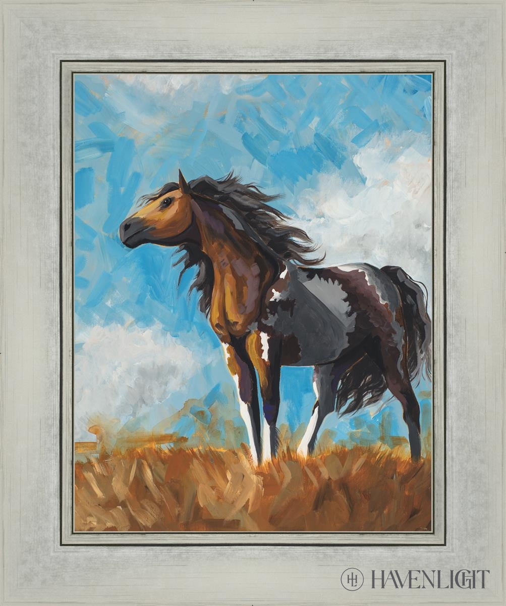 Horse Open Edition Print / 11 X 14 Silver 15 1/4 18 Art
