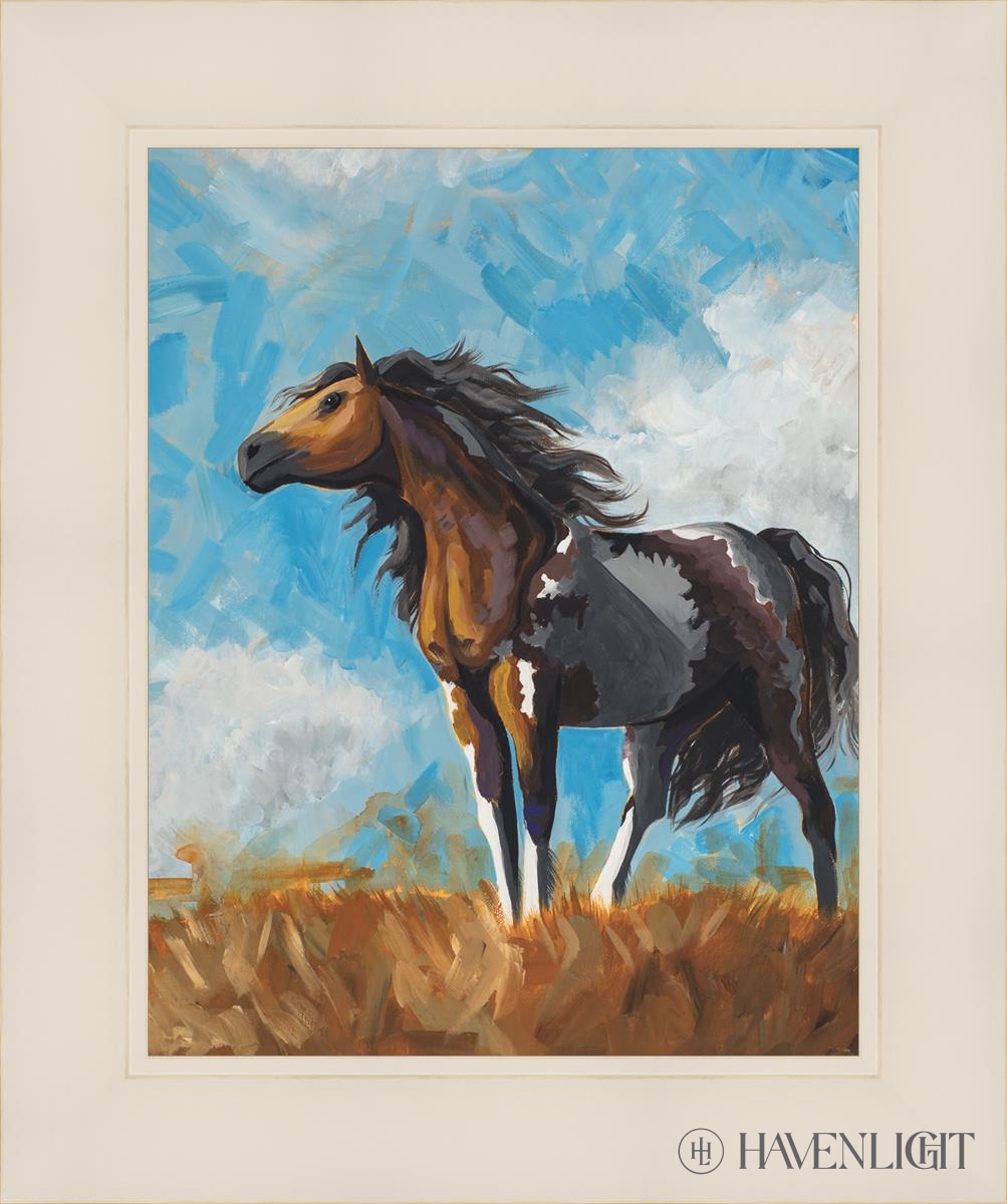 Horse Open Edition Print / 11 X 14 White 15 1/4 18 Art