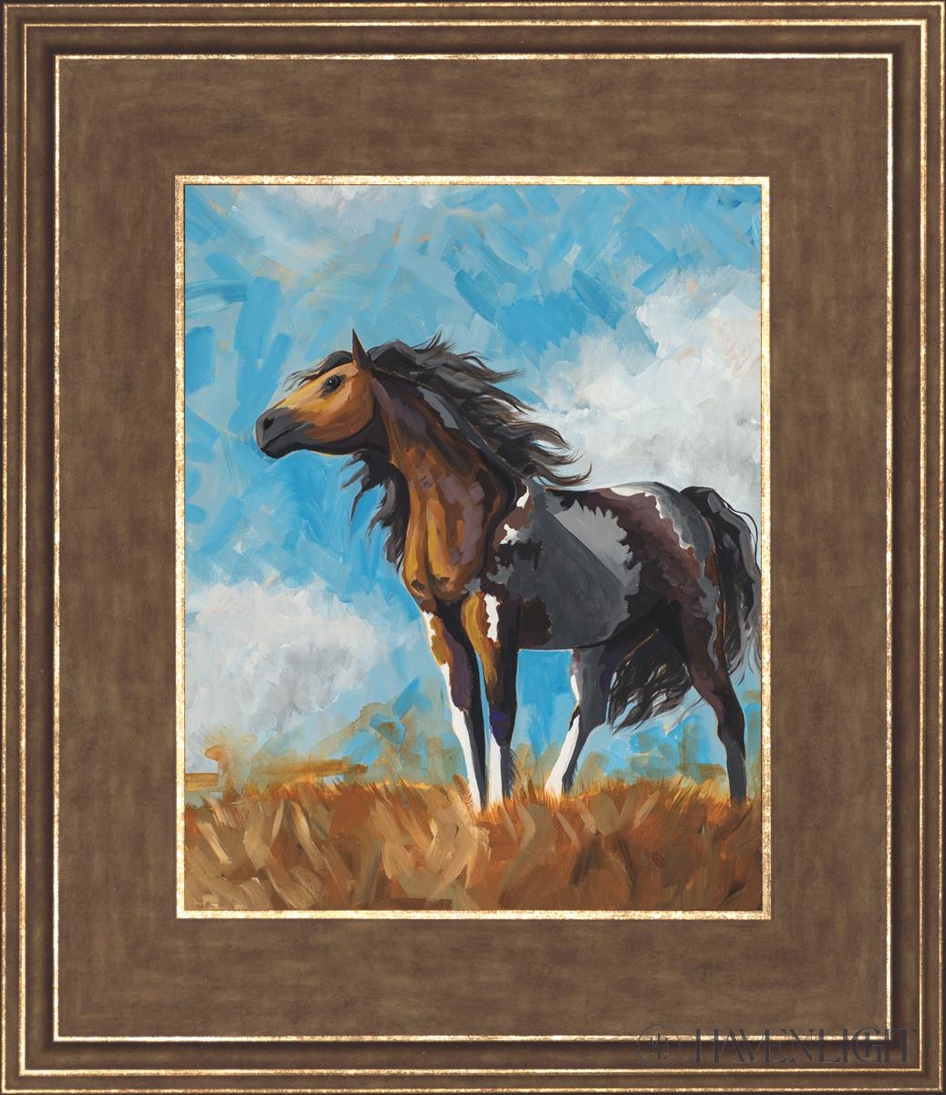 Horse Open Edition Print / 8 X 10 Gold 12 3/4 14 Art